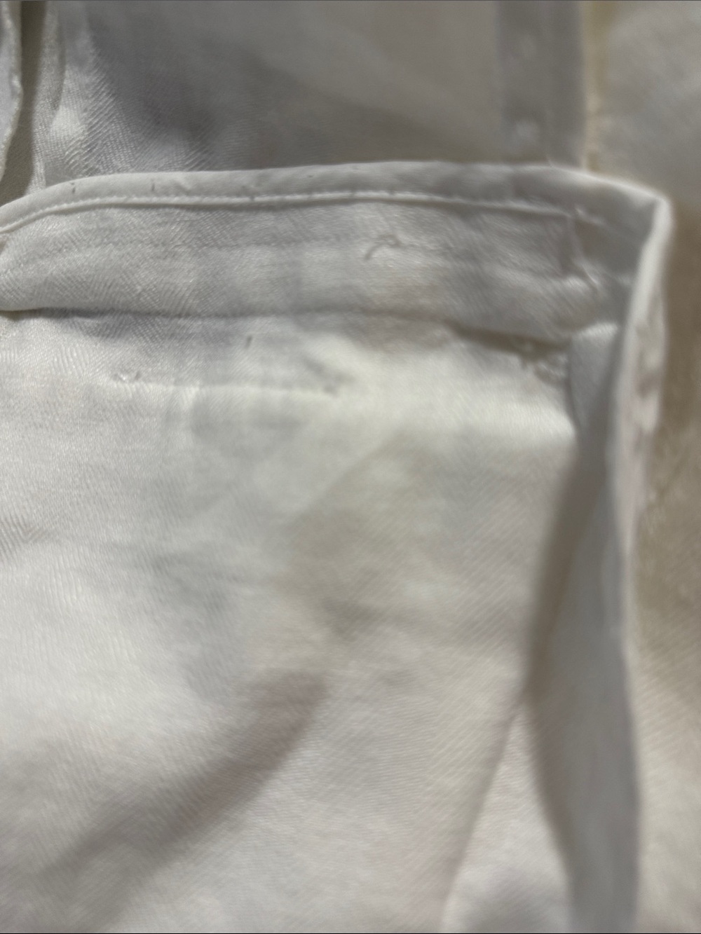 J. McLaughlin White Linen Blend Double Breasted Blazer Jacket NWOT Size 12 - Picture 11 of 11